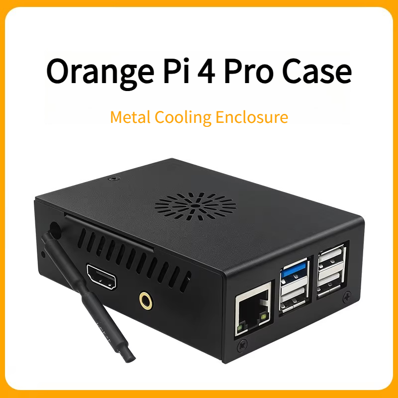 Pi 4 Case - Casing Logam Aluminium Orange Pi 4
