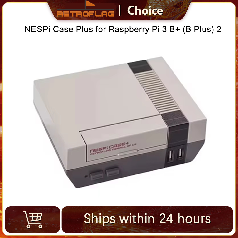 Pi Power Supply - Casing Retroflag NESPi Plus Tombol Daya