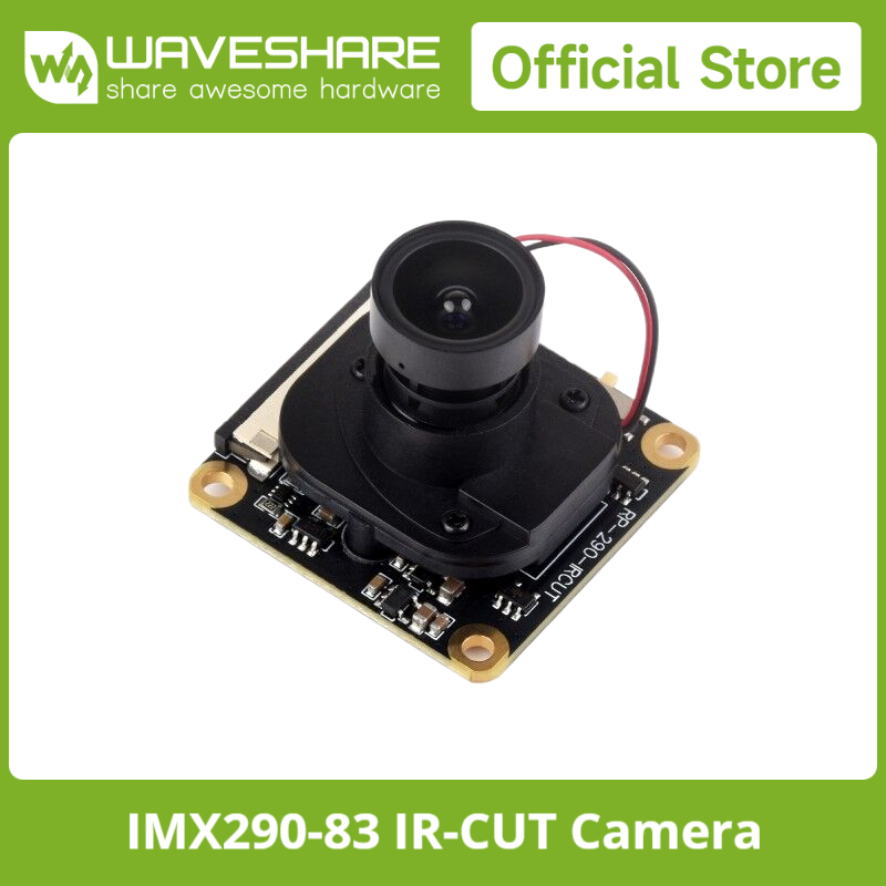 Raspberry Pi Global Shutter Camera Imx296 - Kamera Waveshare IMX290-83 IR-CUT, Sensor Kamera