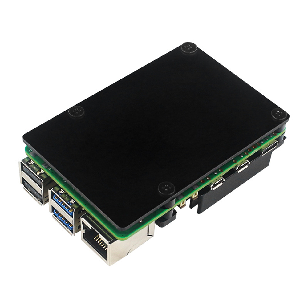 Casing pelindung aluminium unt - Pi 5 Case ulasan dan harga