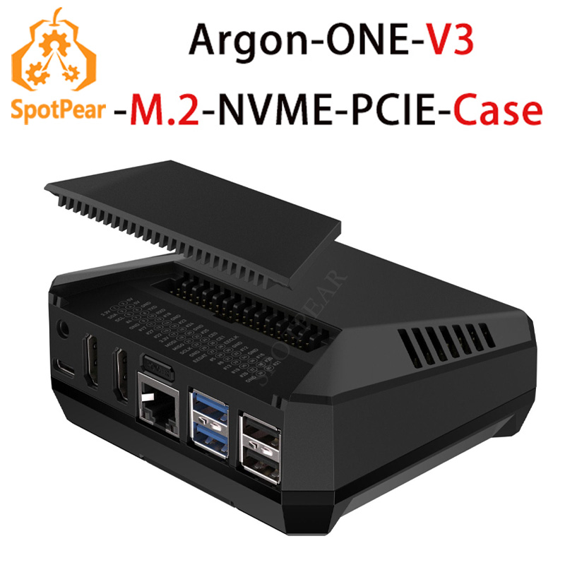 Casing Argon ONE V3 M.2 NVME u - Pi 5 Case ulasan dan harga