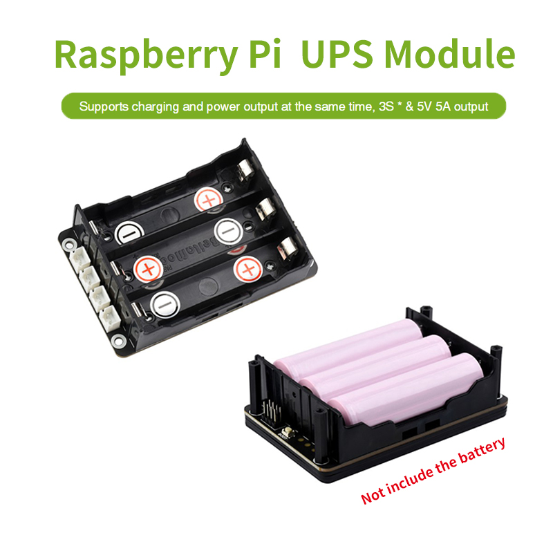 Raspberry Pi topi 5 UPS menduk - Pi Power Supply ulasan dan harga