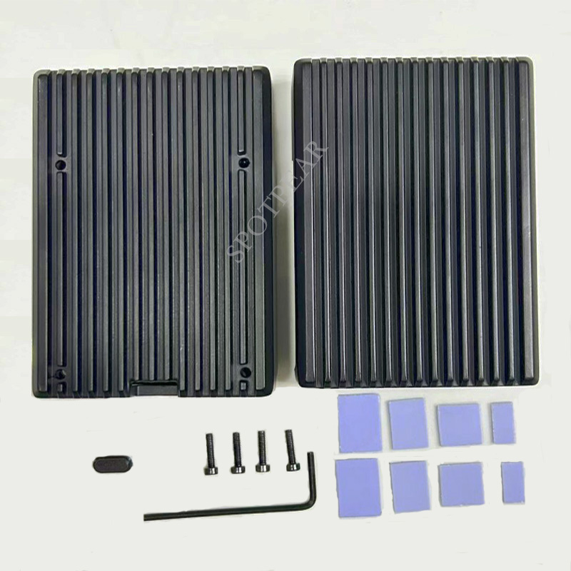 Casing Metal casing aluminium  - Pi 5 Case ulasan dan harga