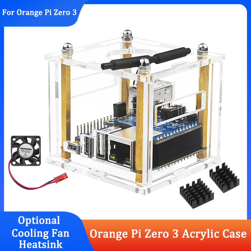 Casing Akrilik Orange Pi Zero  - Pi Cooler ulasan dan harga