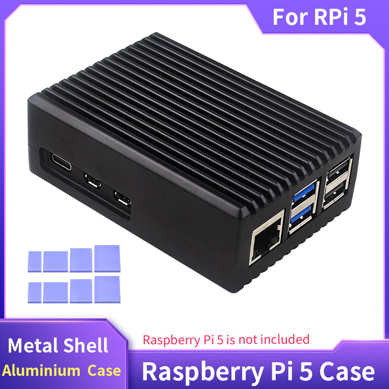 Raspberry Pi 5 cangkang logam  - Pi Cooler ulasan dan harga