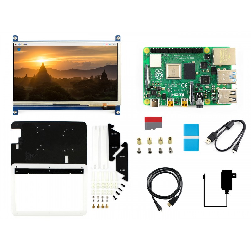 Kit Layar Raspberry Pi 4 Model - Pi 4 Case ulasan dan harga