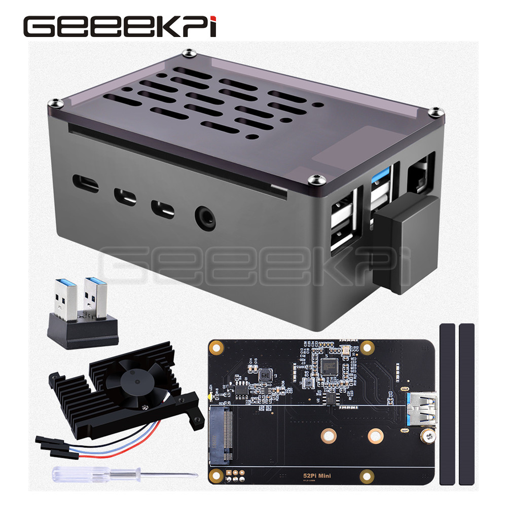 Geeekki Cangkang Hitam Casing  - Pi Power Supply ulasan dan harga
