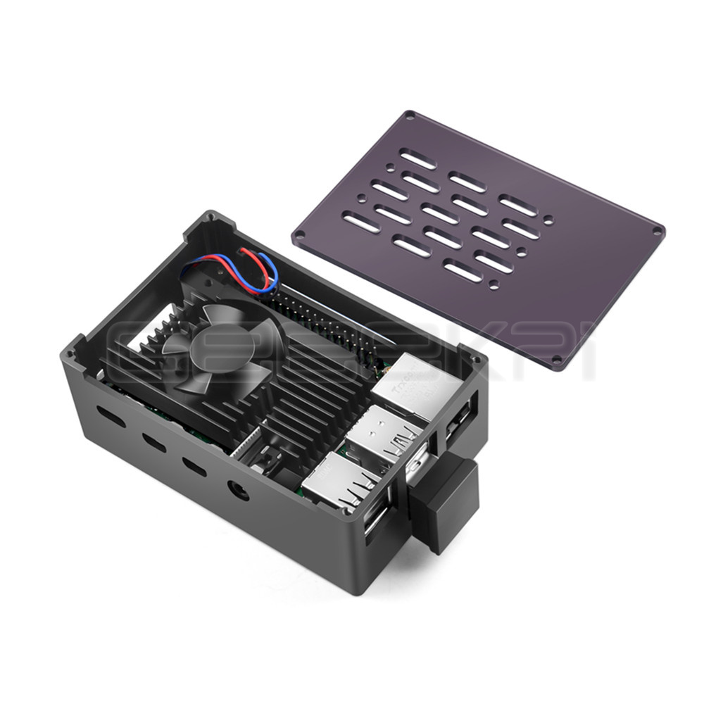 Geeekki Cangkang Hitam Casing  - Pi Power Supply ulasan dan harga