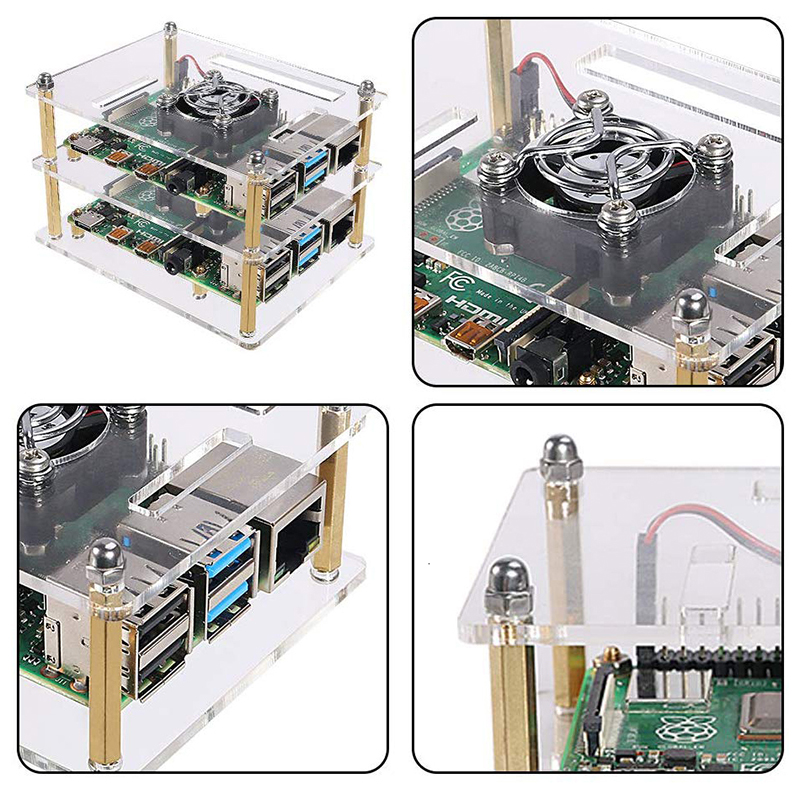 Raspberry Pi 4B 3B + 2B 15 Lap - Pi Cooler ulasan dan harga