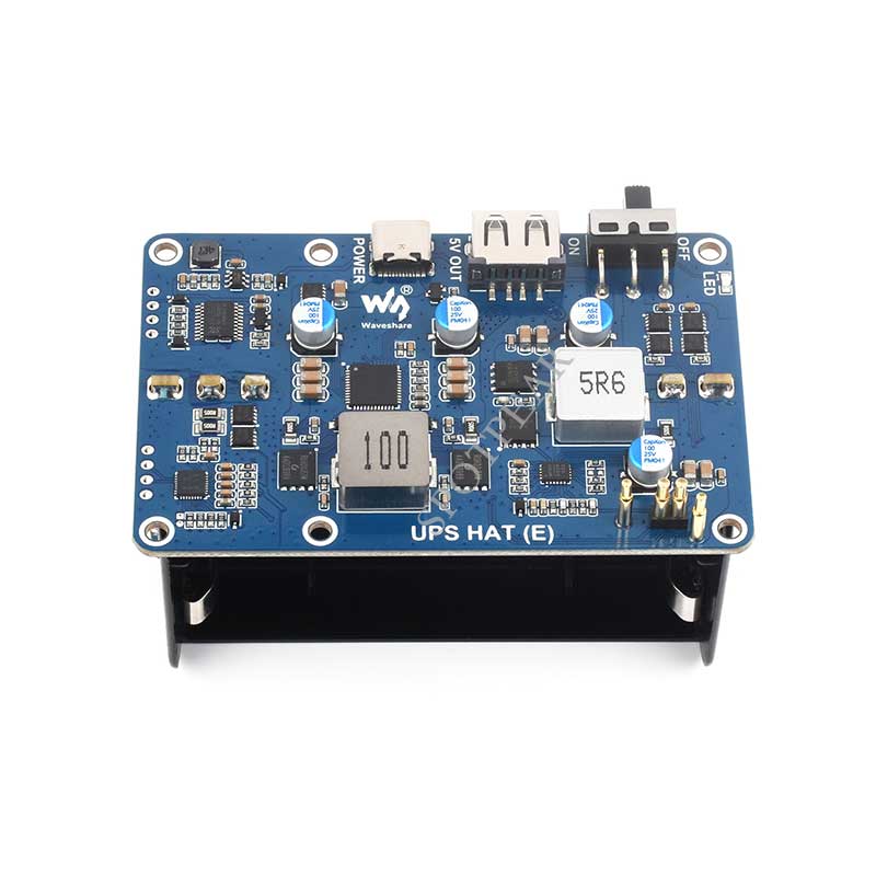 Raspberry Pi 5 UPS HAT E 4-Por - Pi Power Supply ulasan dan harga