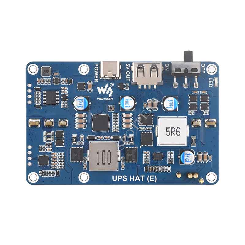 Raspberry Pi 5 UPS HAT E 4-Por - Pi Power Supply ulasan dan harga