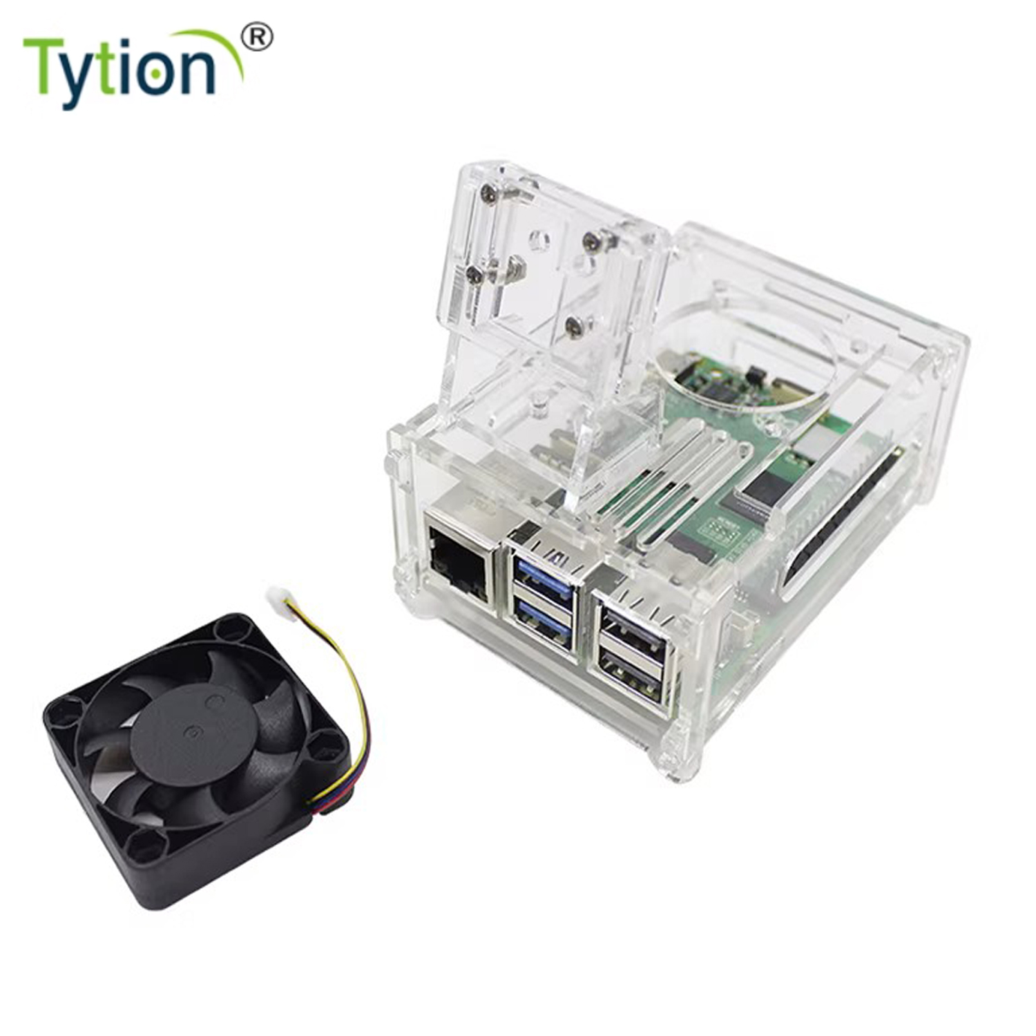 Casing Akrilik Raspberry Pi 5  - Pi Cooler ulasan dan harga