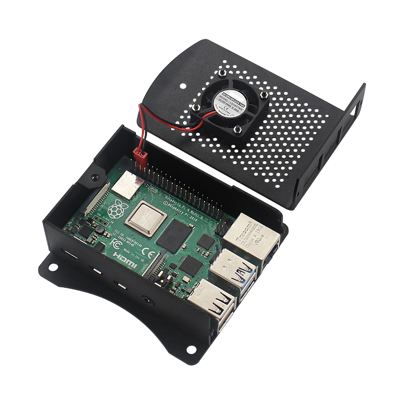 Raspberry Pi 4 Kotak Metel Cas - Raspberry Pi 4 ulasan dan harga