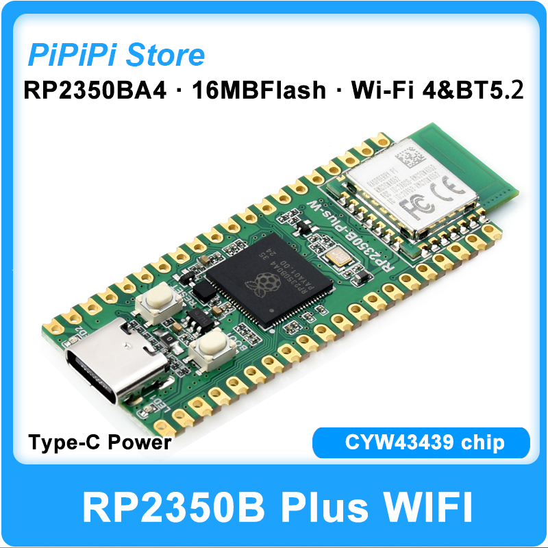 RP2350B Plus W Papan Pengemban - Raspberry Pi Kit ulasan dan harga